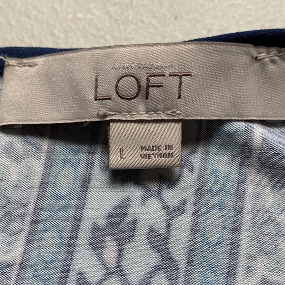 LOFT good condition, floral print tank top - Picture 5 of 7